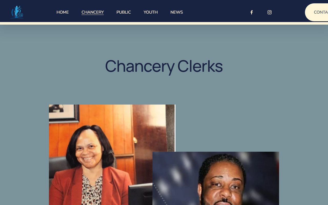 Humphreys County Chancery Clerk contact directory for the Ninth Chancery District