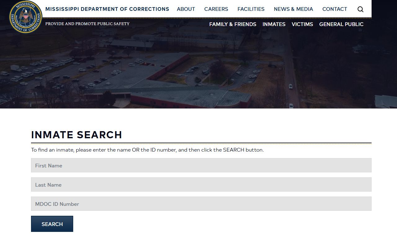 Humphreys County arrest records and statewide MDOC inmate search tool