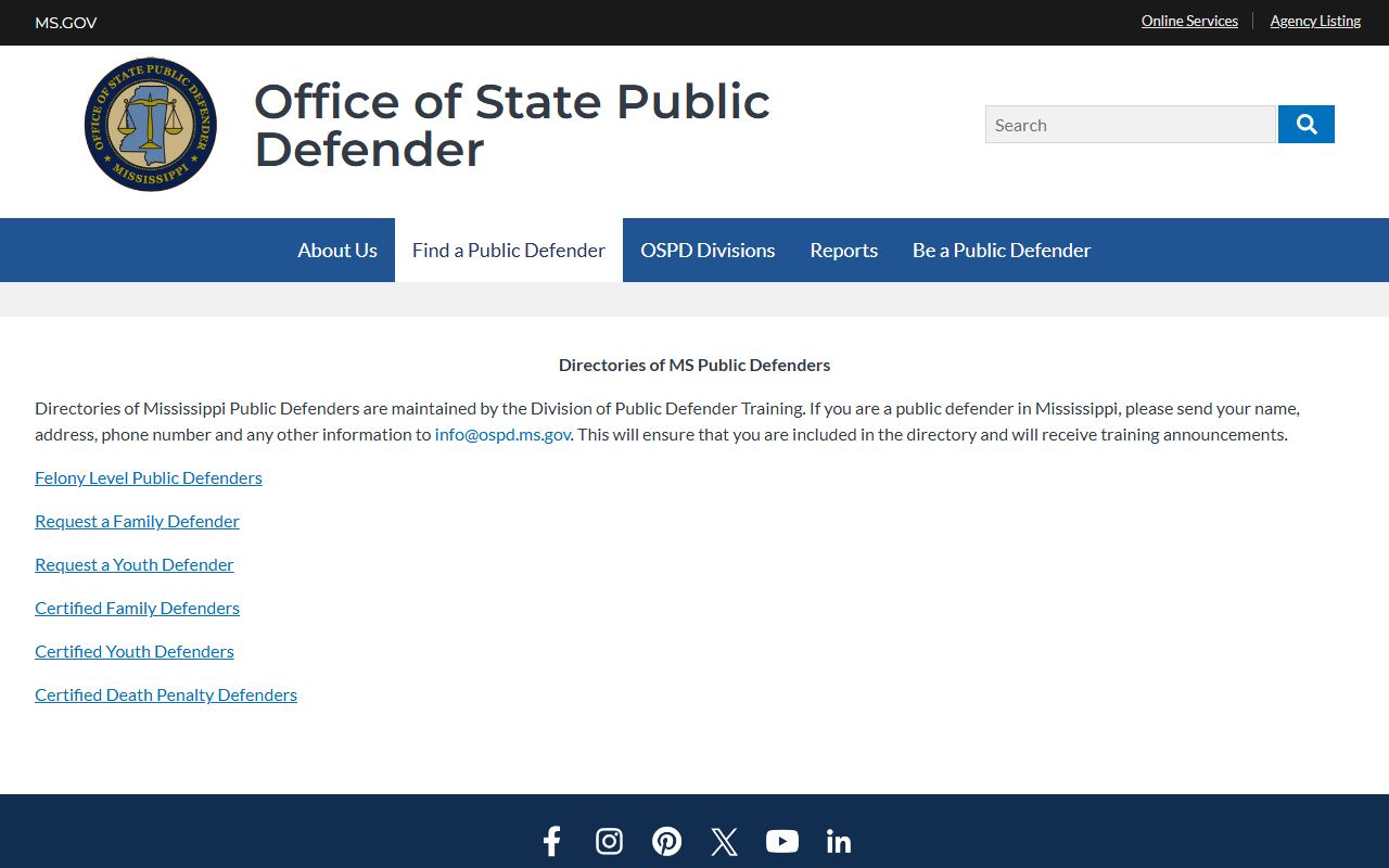 Humphreys County criminal court records public defender directory