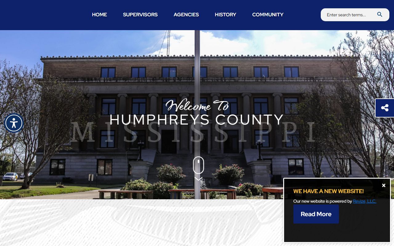 Humphreys County official county home page for court records